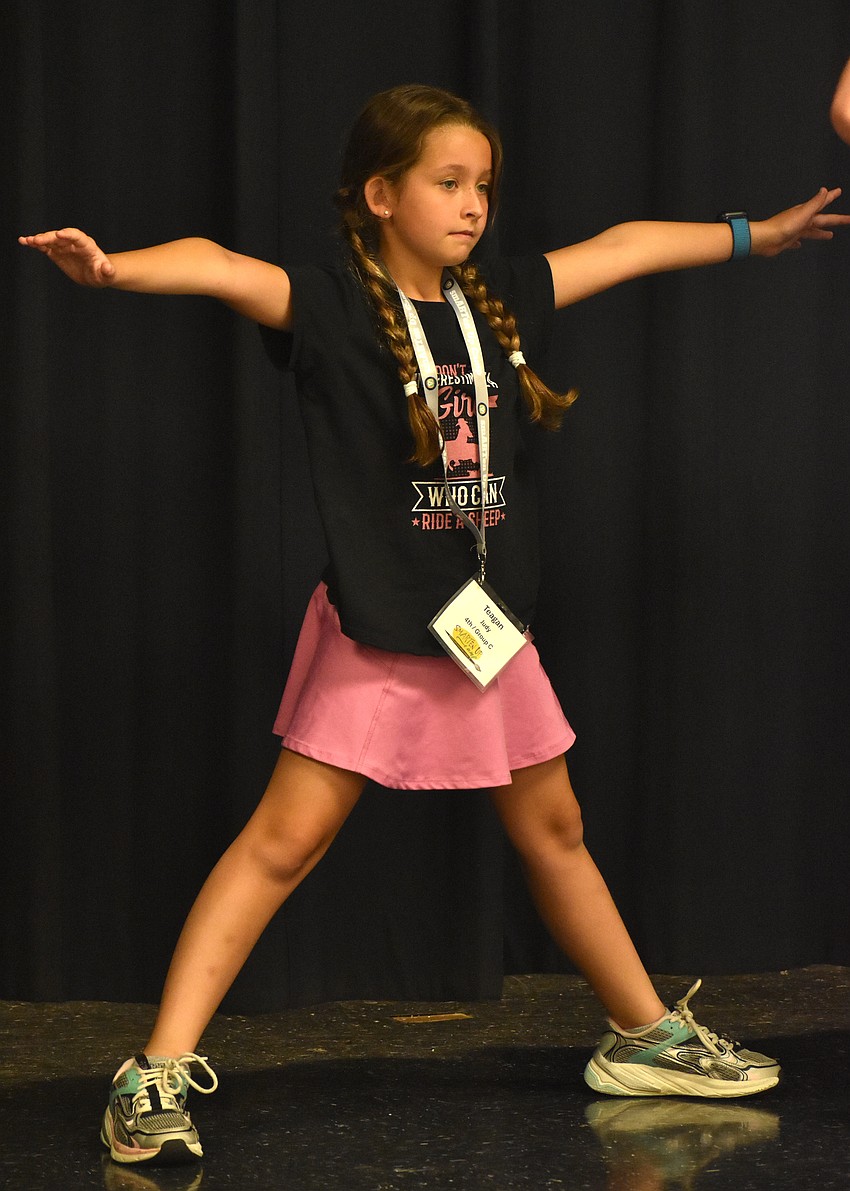 Teagan Judy, a rising fourth grader at Braden River Elementary, says she loves trying new things like dancing and musical theater, but has always had a love for art.