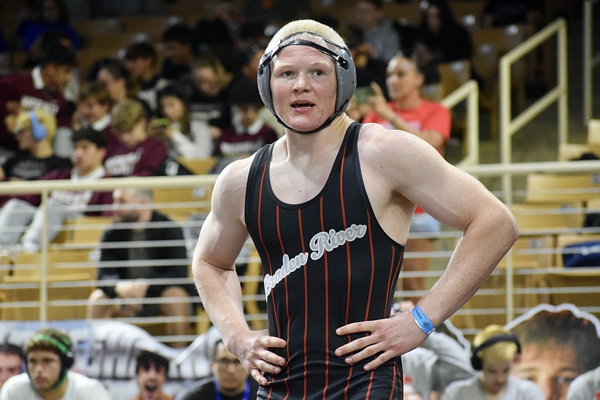Evan Rowe racked up 62 wins against just four losses as a senior in the 165-pound weight class. Including him, Braden River placed five of its wrestlers at the individual state championships. Evan Rowe racked up 62 wins against just four losses as a senior in the 165-pound weight class. Including him, Braden River placed five of its wrestlers at the individual state championships.