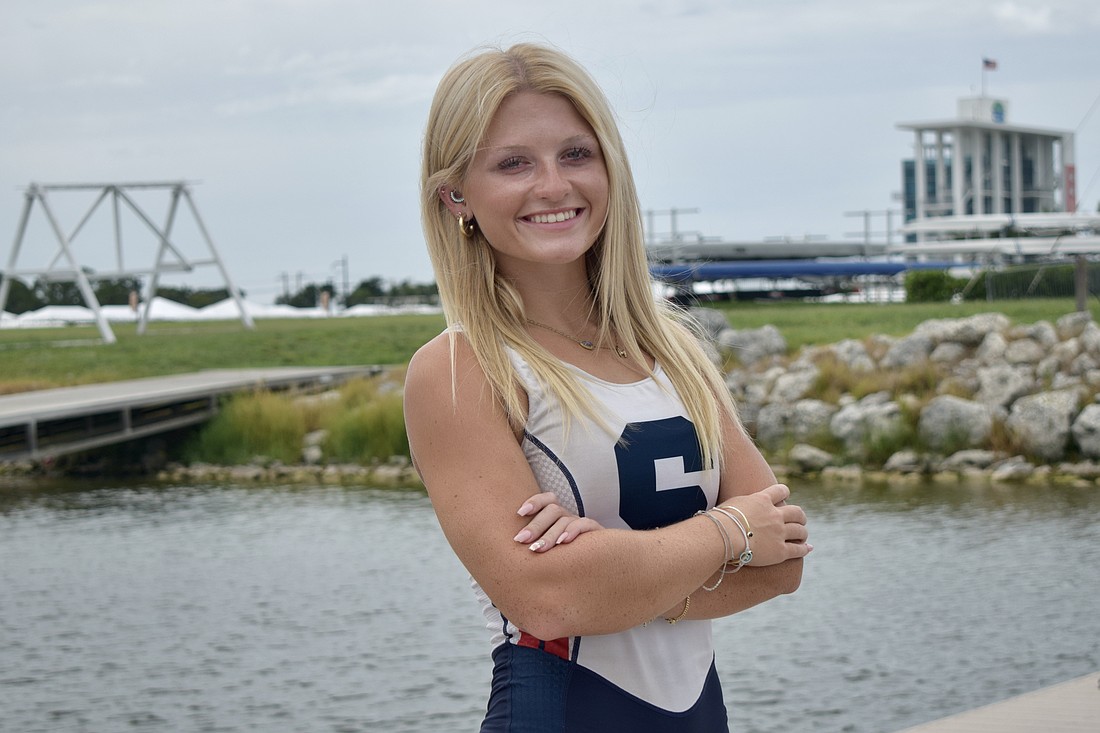 Madison McKay is in her second and final season with Sarasota Crew. With the club's Youth Women's Eight boat, she'll have a chance at ending her high school rowing career as a junior national champion.