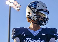 Jaxon Lawhun sat behind Edouard Chaput in 2025 as a junior quarterback for the Thunder. He's now poised to be ODA's starter under center in the fall.