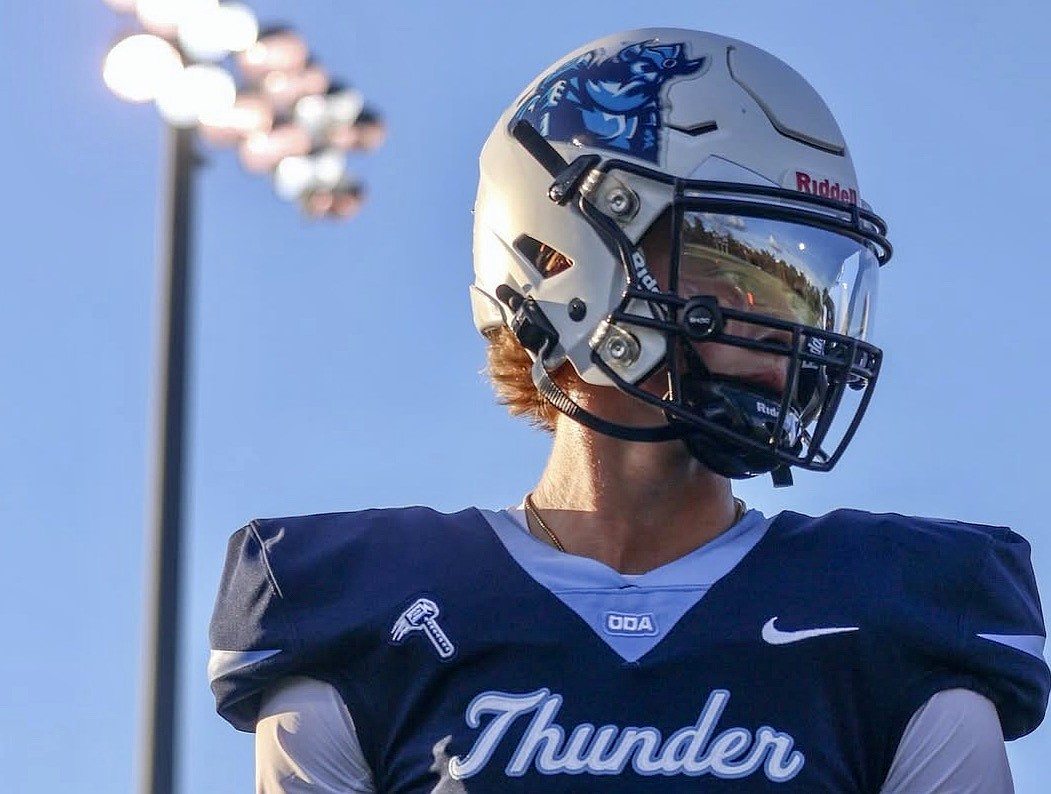 Jaxon Lawhun sat behind Edouard Chaput in 2025 as a junior quarterback for the Thunder. He's now poised to be ODA's starter under center in the fall.
