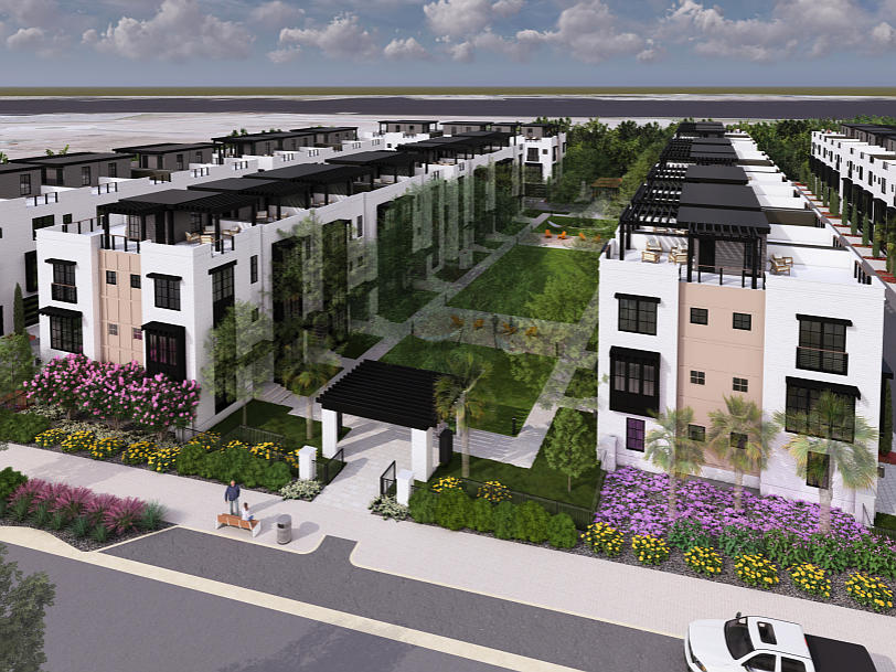 The Downtown Development Review Board is scheduled to consider granting conceptual approval June 11 for Pier 95, a development of 58 town homes on undeveloped land on the Downtown Southbank.