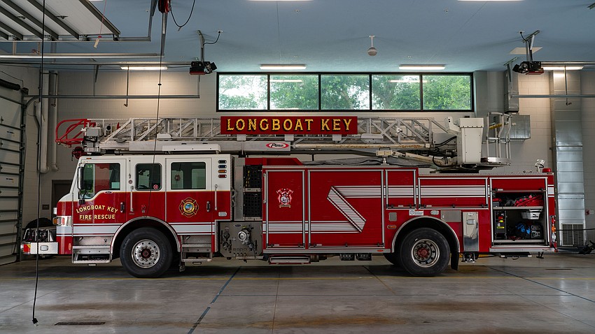 Longboat Key Fire Rescue’s reserve engine is a 2013 Pierce the town bought for around $671,000. Fire Chief Paul Dezzi is replacing the engine, with $1.6 million budgeted for its replacement.