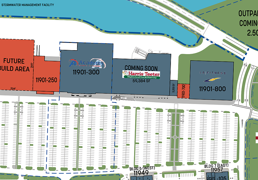 A 4,700-square-foot speculative retail building is expected to be available for up to three tenants.