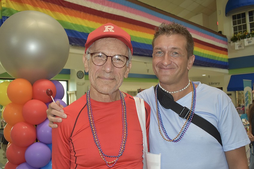 Steve Diklich and Michael Sowards enjoy the event.