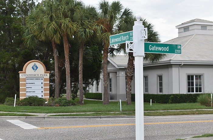 The installation of span wire traffic signals on Lakewood Ranch Boulevard at the intersections of Gatewood Drive and Wood Fern Trail are two projects within Manatee County's "master vision" for speed management on Lakewood Ranch Boulevard between 44th Avenue East and State Road 64.