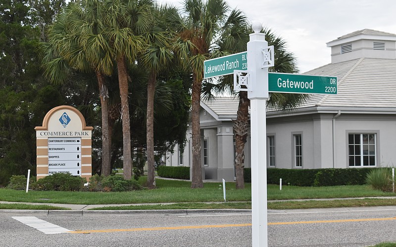 The installation of span wire traffic signals on Lakewood Ranch Boulevard at the intersections of Gatewood Drive and Wood Fern Trail are two projects within Manatee County's "master vision" for speed management on Lakewood Ranch Boulevard between 44th Avenue East and State Road 64.