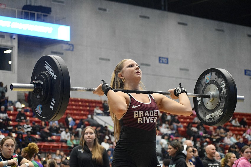 Taylor Ford spent her entire high school weightlifting career under the guidance of Jordan Borges and Ashley Avellan-Knutson. She graduated last month after placing third at 139 pounds in Olympic style at the state meet. Taylor Ford spent her entire high school weightlifting career under the guidance of Jordan Borges and Ashley Avellan-Knutson. She graduated last month after placing third at 139 pounds in Olympic style at the state meet.