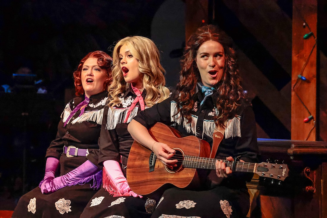 Alexandra Melrose, Hailie Lucille and Hannah Taylor star in Florida Studio Theatre's "Honky Tonk Angels."