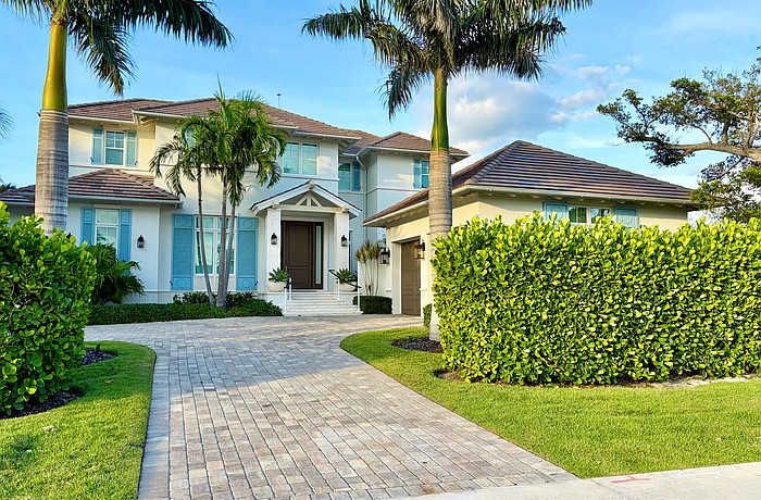 The home at 5840 Gulf of Mexico Drive sold for $4.5 million. Built in 2022, it has four bedrooms, four-and-two-half baths, a pool and 4,145 square feet of living area.