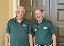 Jim Emanuelson is the president of Lakewood Ranch CERT, and John McInally is the responder liaison.