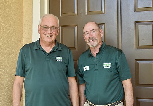 Jim Emanuelson is the president of Lakewood Ranch CERT, and John McInally is the responder liaison.