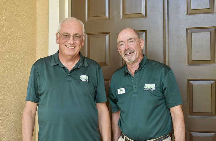Jim Emanuelson is the president of Lakewood Ranch CERT, and John McInally is the responder liaison.