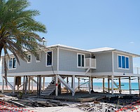 The owner of the Half Moon House at 6541 Gulfside Road has until Aug. 1 to complete repairs to the pilings of the house.
