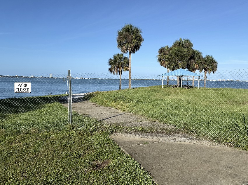 The waterfront at Whitaker Gateway Park has been closed since the 2024 hurricanes. The property tax reform referendum may prohibit spending on public parks if approved by Florida voters. The waterfront at Whitaker Gateway Park has been closed since the 2024 hurricanes. The property tax reform referendum may prohibit spending on public parks if approved by Florida voters.