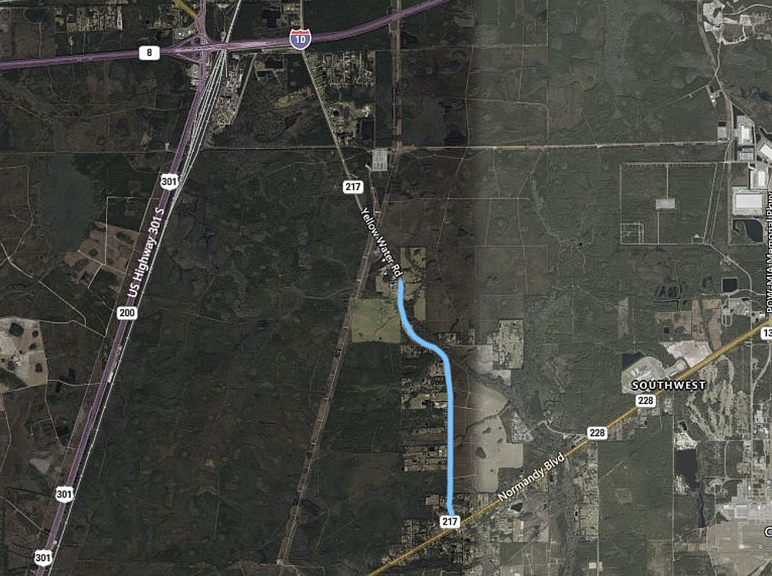 On June 9, Jacksonville City Council voted to change the land use and zoning on 112.5 acres along Yellow Water Road about 1 mile north of Normandy Boulevard to allow for a 478-home residential development on the property.