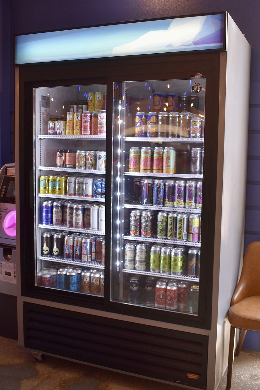 A reach-in cooler allows the pub to expand its craft beer options.