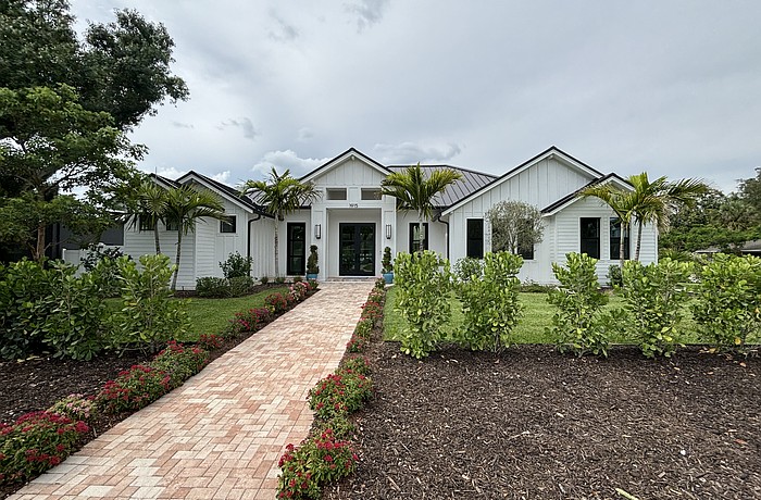 The home at 1915 Tulip Drive was built in 2025 and has four bedrooms, four baths, a pool and 2,918 square feet of living area.