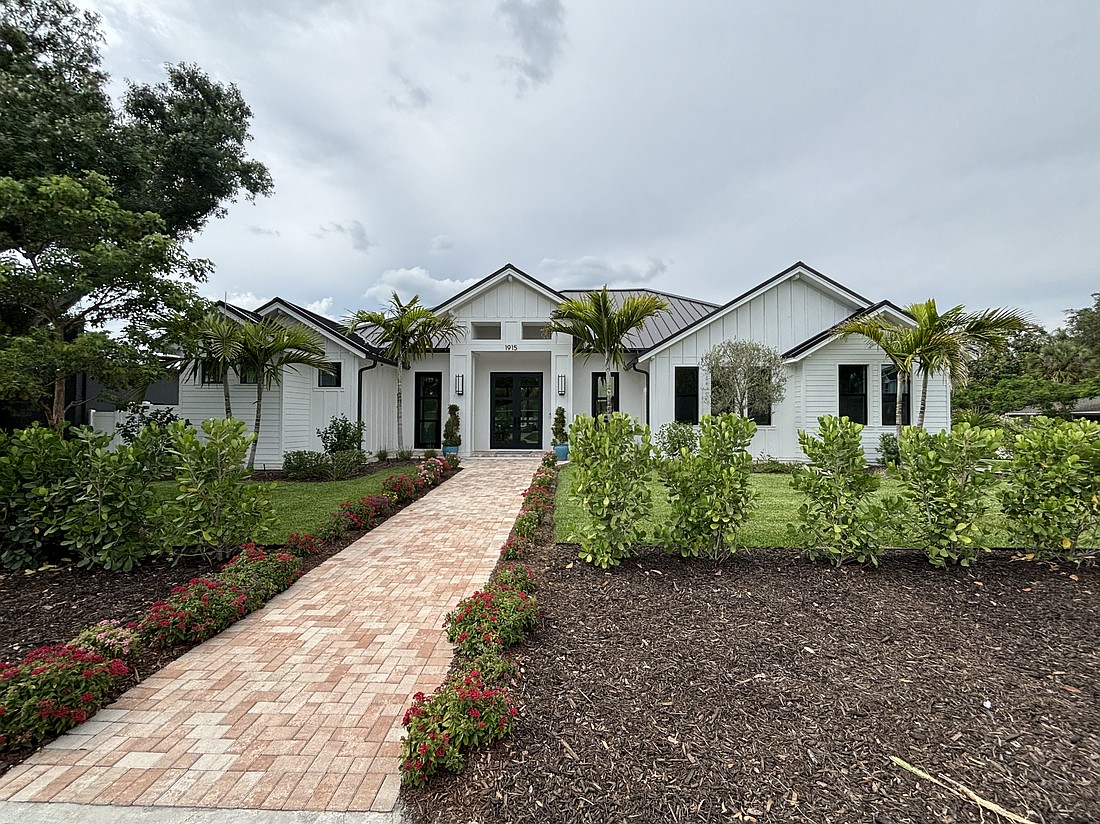 The home at 1915 Tulip Drive was built in 2025 and has four bedrooms, four baths, a pool and 2,918 square feet of living area.