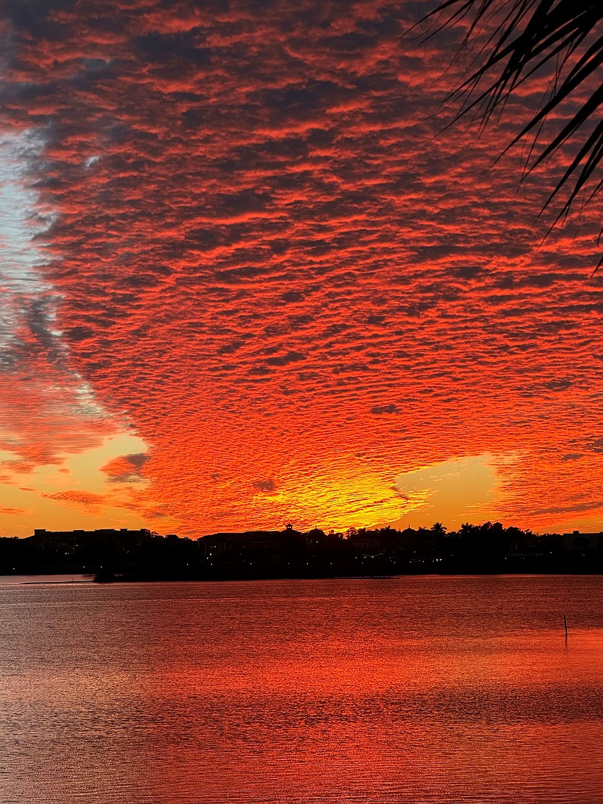 David Ondocin took this photo of a fabulous sunset over Lakewood Ranch.
