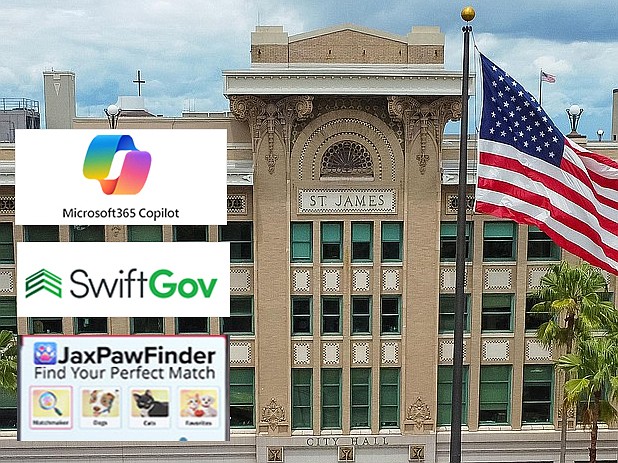 City departments are integrating AI tools to serve the community including Copilot M365, SwiftGov and JaxPawFinder.