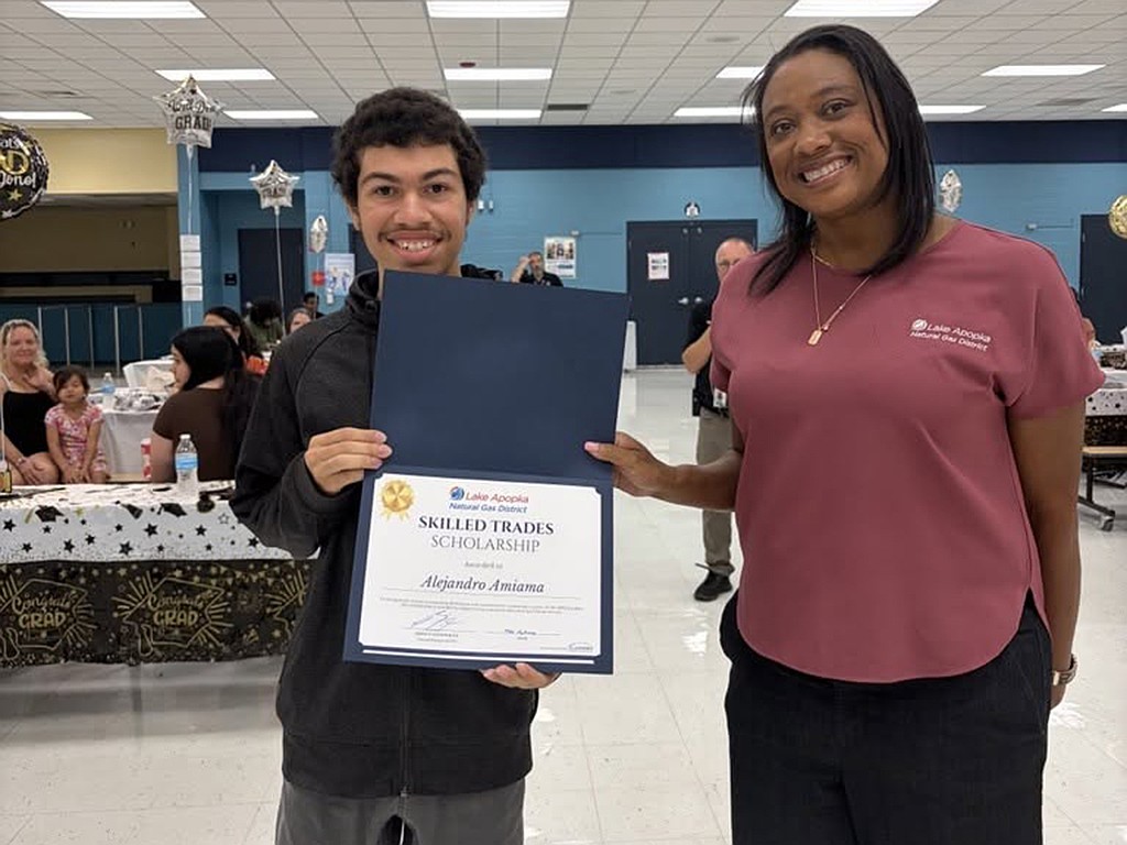 Alejandro Amiama from Acceleration Academy West is one of the first scholarship recipients.