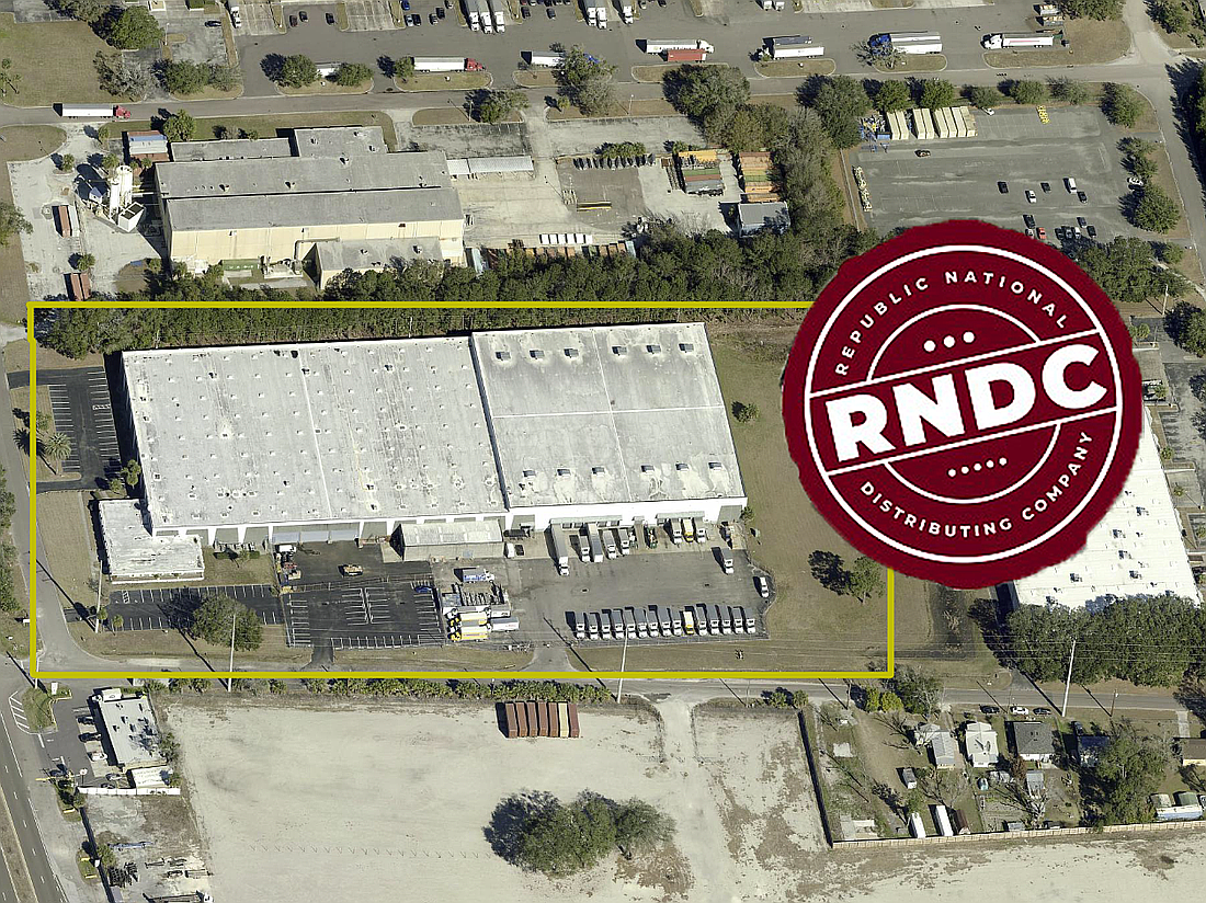 Texas-based Republic National Distributing Co. sold its Jacksonville facility at 9423 N. Main St. for $12.1 million May 29.