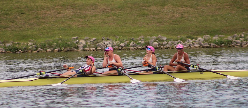 The Sarasota Women's Youth 2V 4x team has advanced to the semifinals of the USRowing Youth National Championships Friday at 10:23 a.m. Ruby Obine-Galvin, Aubree DeCraene, Tara Schroeder, and Megan Scarbrough finished in 16th place Thursday to get the final semifinal berth.
