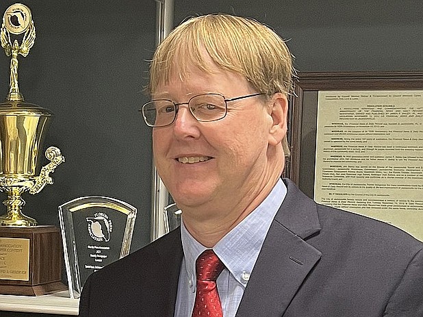 Retired editor Monty Zickuhr won a first-place award for Overall Graphic Design in the  2026 Florida Press Association Weekly Newspaper Contest.