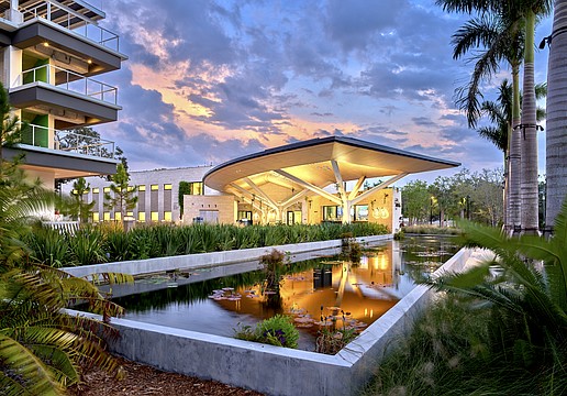 Among Overland Partners designs at Selby Gardens is the new welcome center.