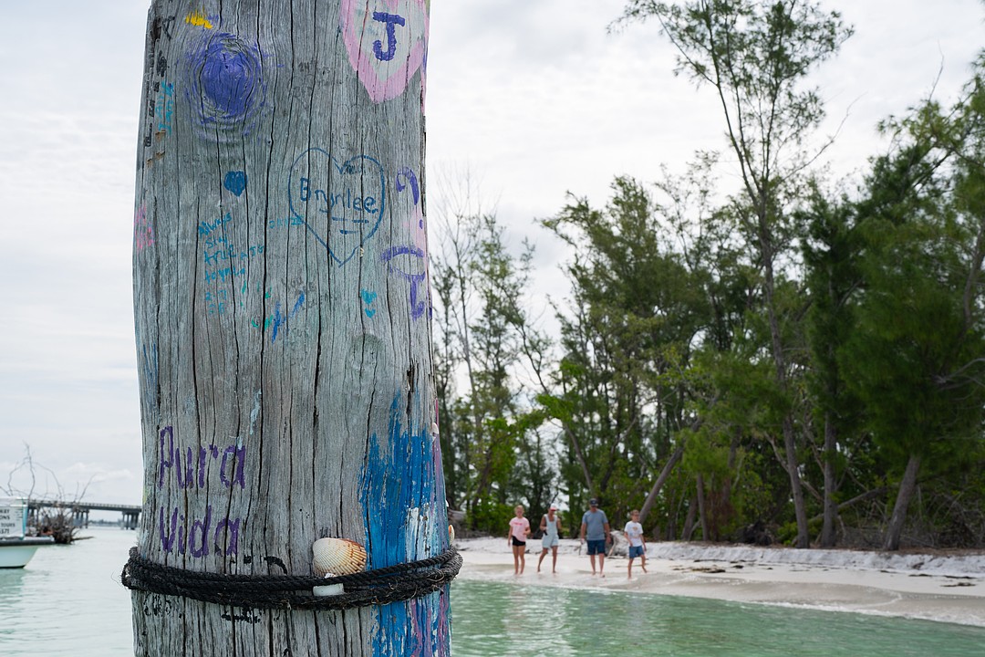 Art or graffiti? Painting on driftwood at Beer Can Island prompts pushback