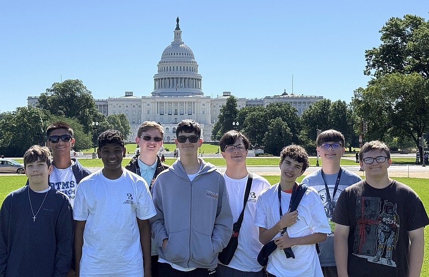 Nine students from the Buddy Taylor Middle School SeaPerch underwater robotics club competed at the International SeaPerch Challenge in Maryland. Courtesy photo Nine students from the Buddy Taylor Middle School SeaPerch underwater robotics club competed at the International SeaPerch Challenge in Maryland. Courtesy photo