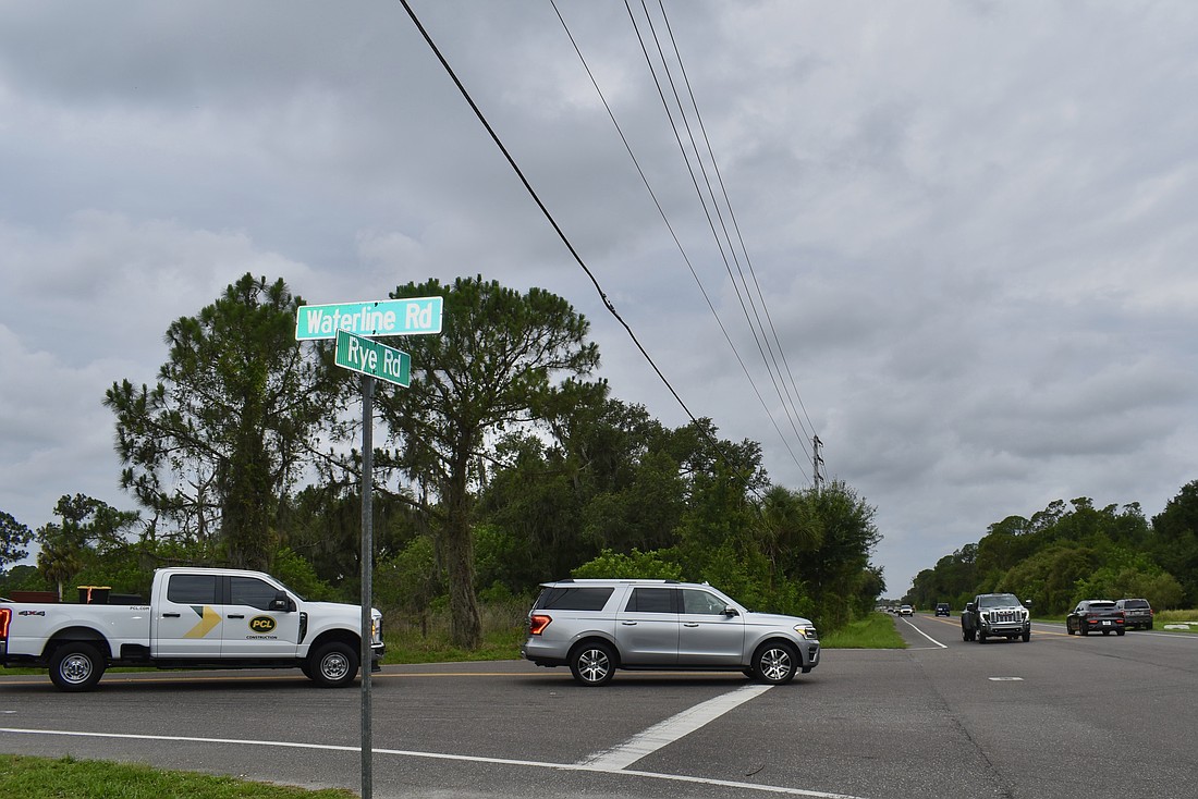 The proposal by KB Homes Tampa LLC includes the installation of a traffic signal at the intersection of Rye Road and Waterline Road.
