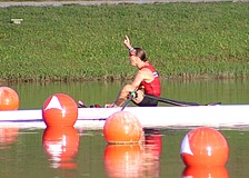 Boston's Simeon John of Community Rowing celebrates his title in the USRowing Junior National Championships Sunday at Nathan Benderson Park in Sarasota. Would Nathan Benderson Park be around if Sarasota County didn't have access to property taxes?