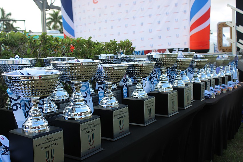 The champions at the USRowing Junior National Championships would have to clear major space on their shelves at home.