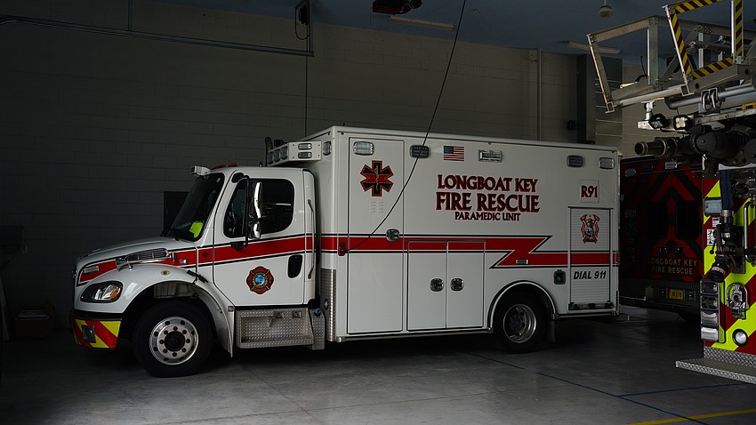 Longboat Key Fire Rescue ambulance R91 serves as the main ambulance at Fire Station 92, but with more than 5,000 hours logged on the vehicle, the town is looking to replace it.