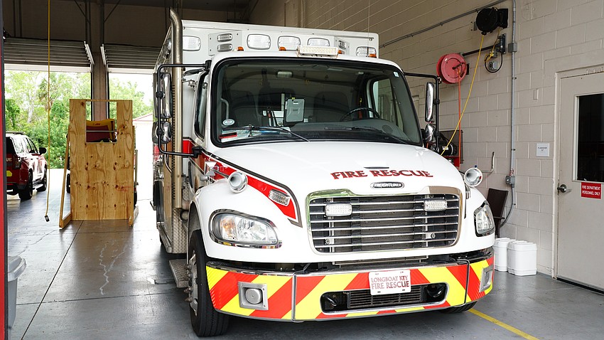 Longboat Key Fire Rescue has a 2018 Freightliner serving as a reserve engine at Fire Station 91.