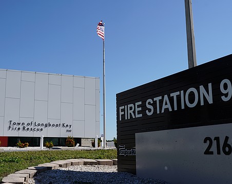 Fire Station 92 is one of two stations on the barrier island of Longboat Key.