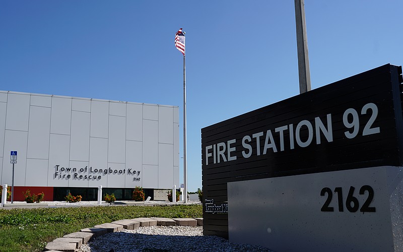 Fire Station 92 is one of two stations on the barrier island of Longboat Key.