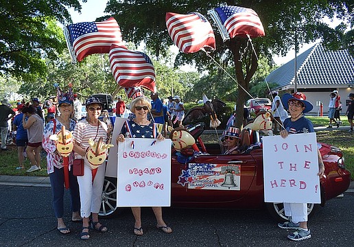 Waves of red, white and blue flooded Bay Isles Road for the 2024 Freedom Fest parade. While the patriotic display was impressive, organizers of the upcoming Fourth of July festivities believe the activities planned for this special 250th edition will be bigger and better than ever.