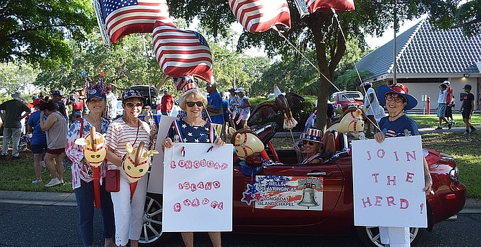 Waves of red, white and blue flooded Bay Isles Road for the 2024 Freedom Fest parade. While the patriotic display was impressive, organizers of the upcoming Fourth of July festivities believe the activities planned for this special 250th edition will be bigger and better than ever.