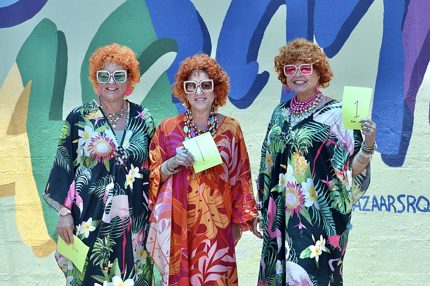 Kim Simonetti, Vicky Goodin and Jan Golding take the stage as a group effort.