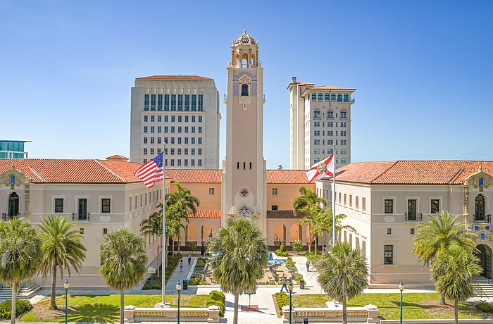 The historic Sarasota County Courthouse.