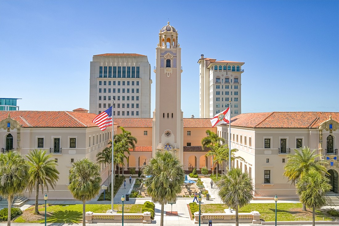The historic Sarasota County Courthouse.