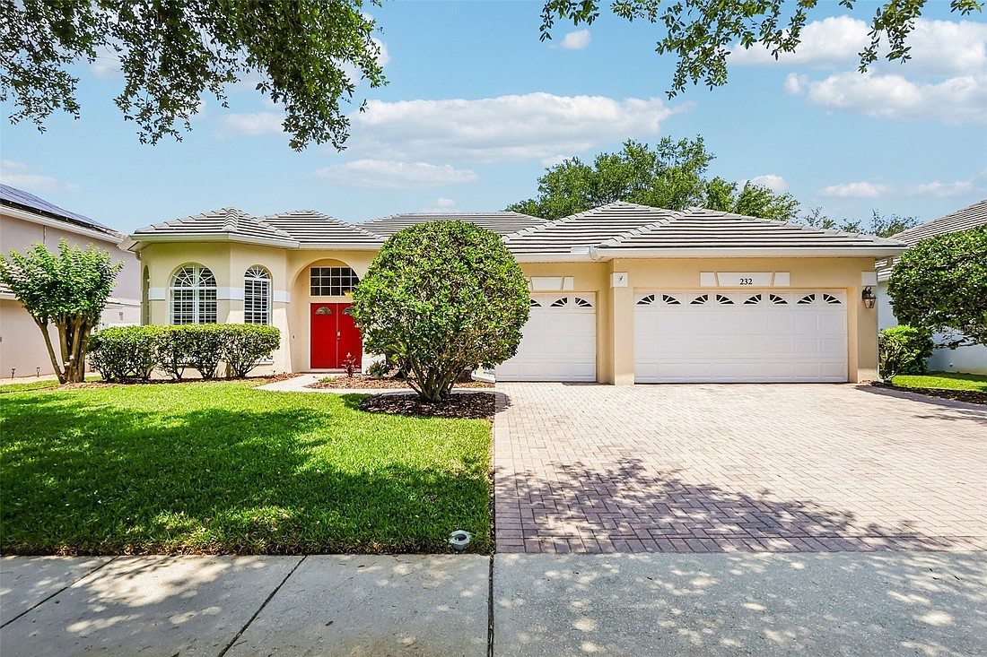 The home at 232 Sagecrest Drive, Ocoee, sold June 10, for $770,000. It was the largest transaction in Ocoee from June 8 to 14. The sellers were represented by Mike and Teresa Stewart, Southern Realty Group LLC.