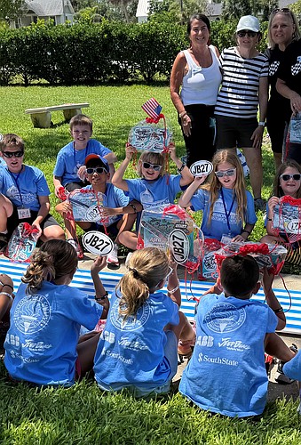 Discovers participate in a Race Day activity. Courtesy photo