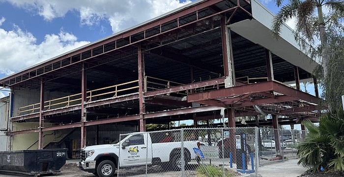 Work was underway along Madison Drive at Boulevard of the Presidents in late May.