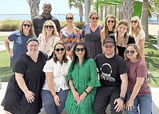Sarasota Performing Arts Foundation Tania Castroverde Moskalenko (center) has built a staff of 17, including these members of the team.