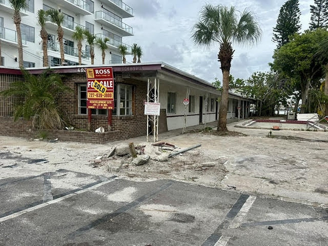 A former Clearwater Beach hotel at 403 E. Shore Drive has sold.