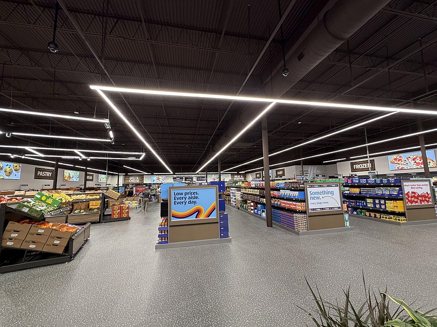 City permits show a $1.16 million renovation for the closed Harveys Supermarket for Aldi, which is taking part of the space. City permits show a $1.16 million renovation for the closed Harveys Supermarket for Aldi, which is taking part of the space.